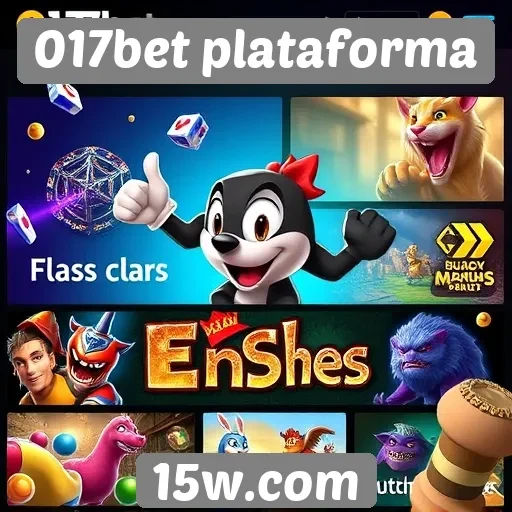 Variedade de jogos disponíveis na 017bet plataforma
